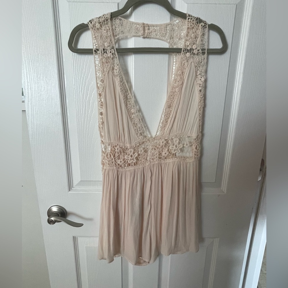 NWT beach romper cover up
